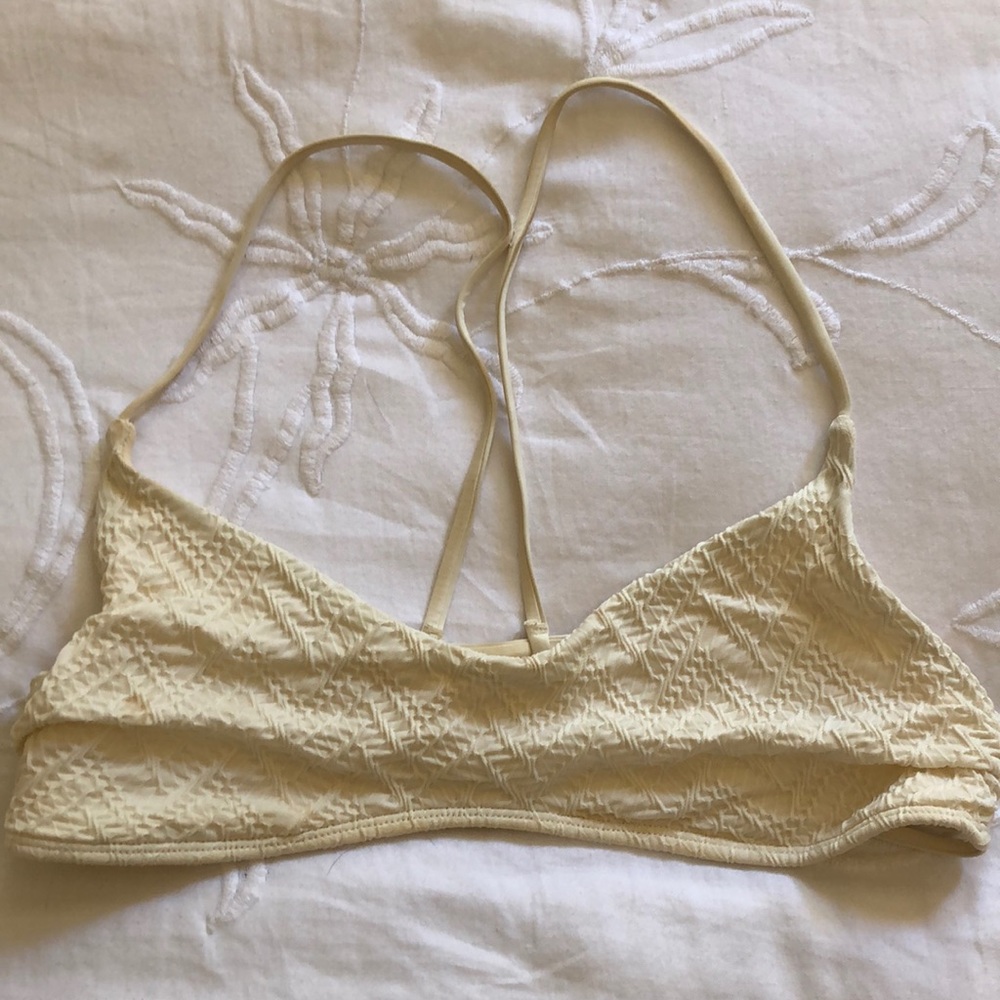 White bikini top
